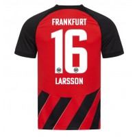 Dres Eintracht Frankfurt Hugo Larsson #16 Domaci 2023-24 Kratak Rukav